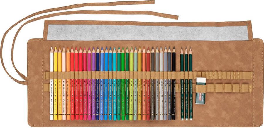 Faber-Castell kleurpotloden Polychromos 34 stuks in roletui FC-110030