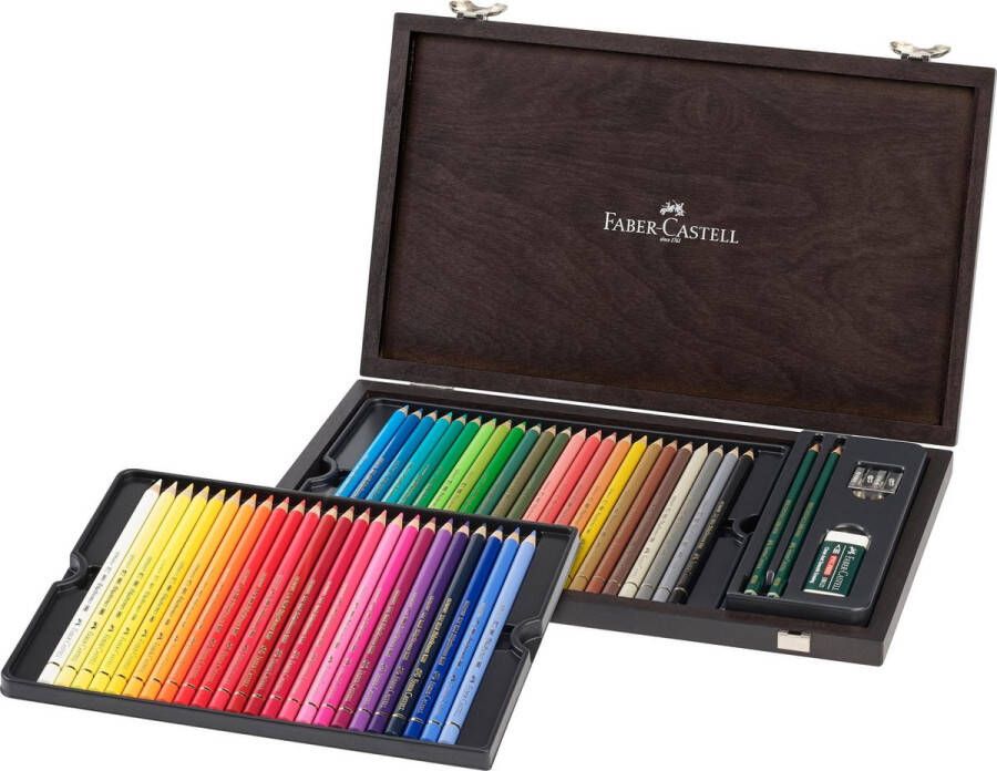 Faber-Castell Polychromos kleurpotlood 48st. met acc. kist FC-110006