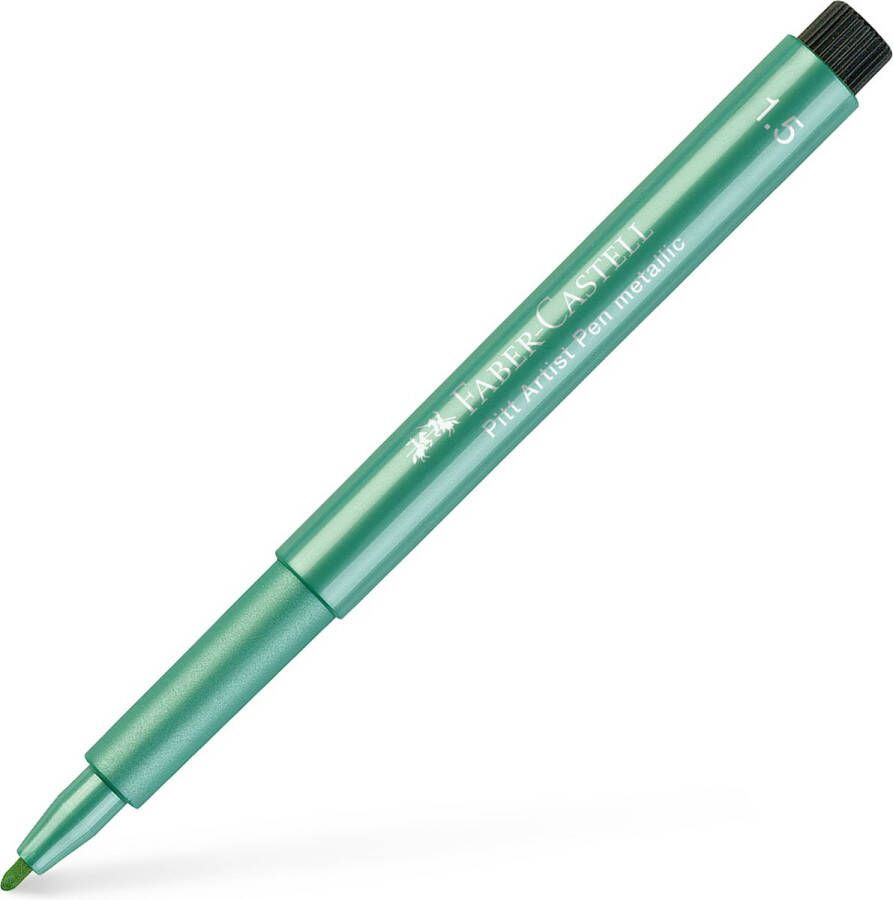 Faber Castell tekenstift Faber-Castell Pitt Artist Pen 294 groen metallic