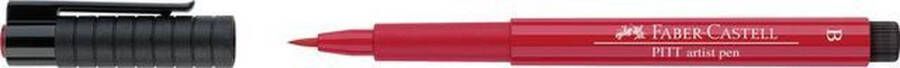 Faber-Castell Faber-Casteel tekenstift Pitt Artist Pen brush geraniumrood fel FC-167421