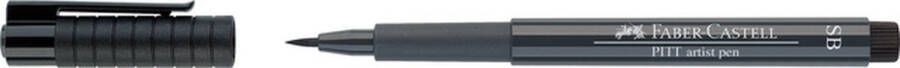 Faber-Castell tekenstift Pitt Artist Pen Soft Brush 235 koud grijs VI FC-167835