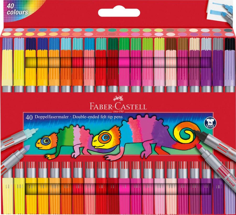 Faber-Castell viltstiften Duo 40 stuks FC-151140