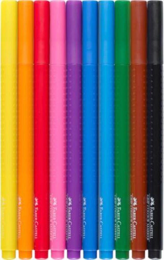 Faber-Castell viltstiften GRIP Colour 10 stuks FC-155310