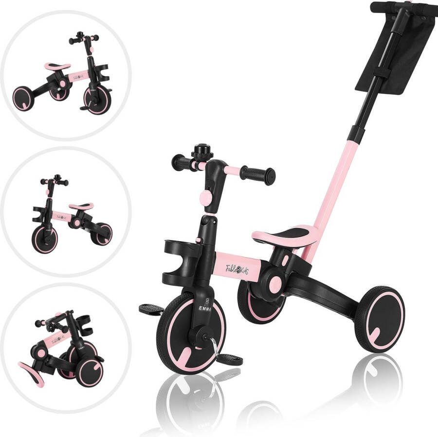 FableKids Driewieler 7in1 kinderdriewieler Loopwiel Leerwiel Kinderstuurfiets