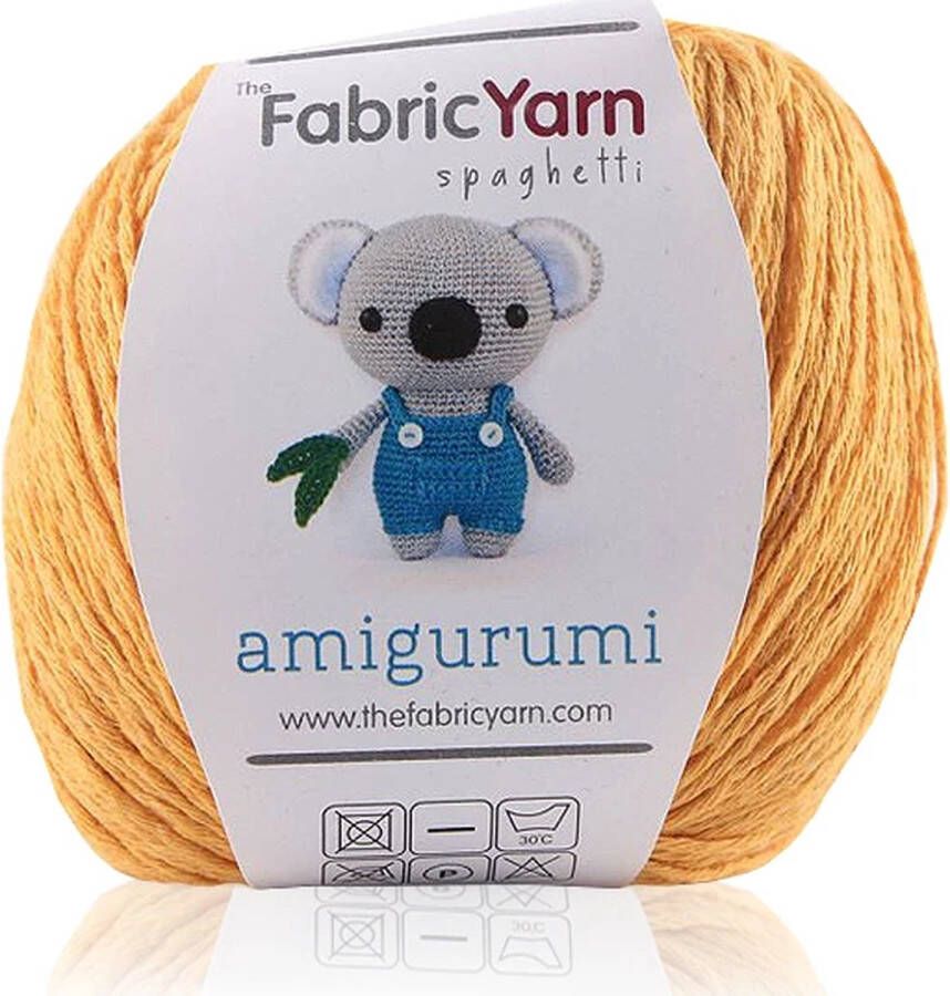 Fabrik The Fabric Yarn Amigurumi Garen Baby Breigaren 100% Katoen 1 Stuk Mosterd Kleur Slim Cotton Garen 200 Meter