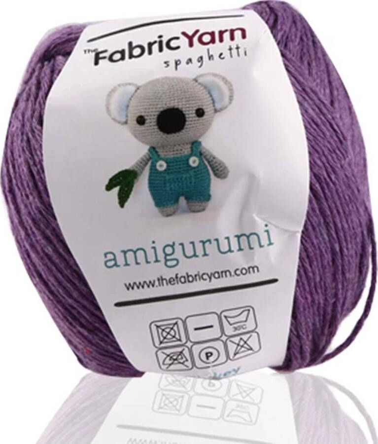 Fabrik The Fabric Yarn Amigurumi Garen Baby Breigaren 100% Katoen 1 Stuk Purper Slim Cotton Garen 200 Meter