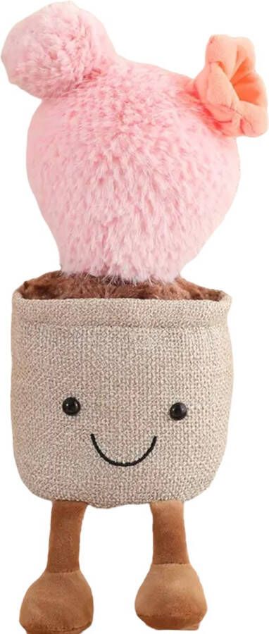Fabs World Kawaii knuffel plantje cactus roze