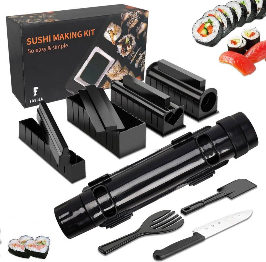 Fabula Sushi Maker Sushi Set Sushi Bazooka Sushi Kit Sushi Go Sushi Servies Chopsticks