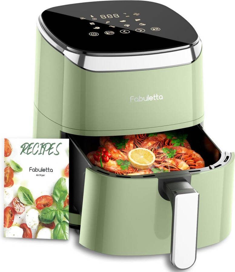 FABULETTA 4L 9-in-1 Heteluchtfriteuse Digitaal LED-Touchscreen