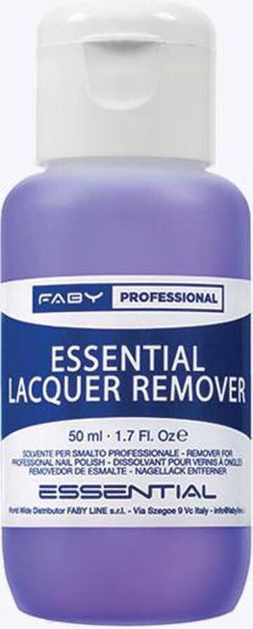 FABY Nagellakremover Essential Dames 50 Ml Vegan Transparant