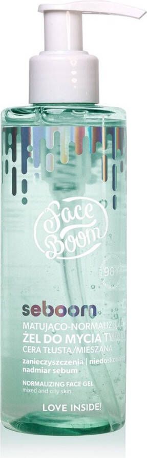 Face Boom Seboom matterende en normaliserende face wash Betrouwbare hulp 200g