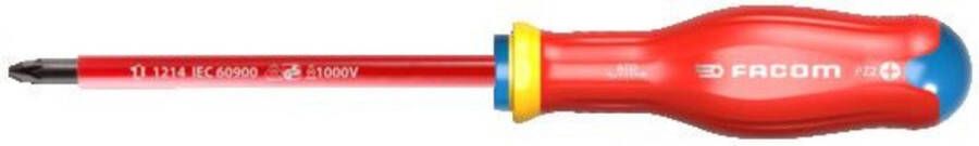 Facom Tot 1000 Volt geïsoleerde PROTWIST schroevendraaiers voor Pozidriv schroeven