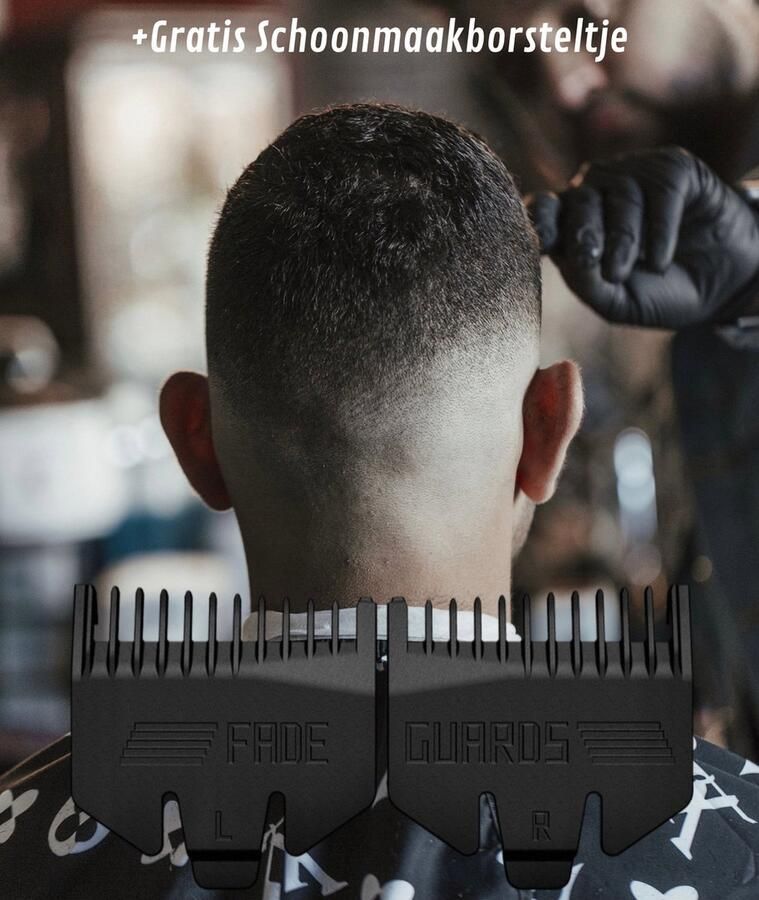 Fade Guards 3-in-1 tondeuse opzetkammen Geschikt voor Wahl en Remington