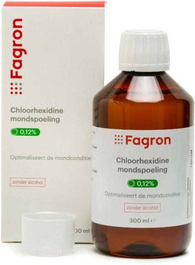 Fagron Chloorhexidine mondspoeling 0.12% 6x300ml Voordeelverpakking
