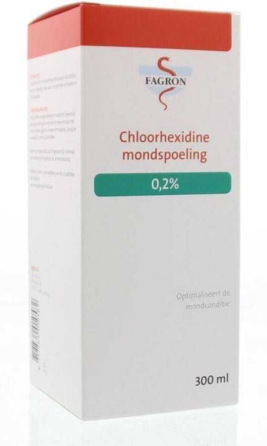 Fagron Chloorhexidine mondspoeling 0.2% 300ml