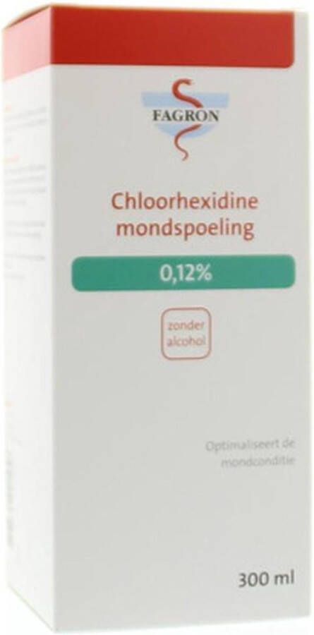 Fagron Chloorhexidine mondspoeling 0.12% (300ml)