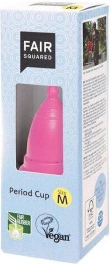 Fair Squared Menstruatiecup Natuurrubber Medium M Roze
