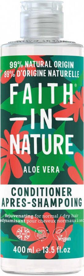 Faith In Nature Aloë Vera Conditioner Voor Normaal tot Droog Haar 400 ml