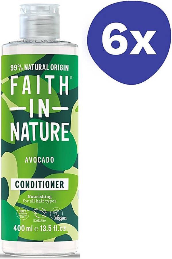 Faith In Nature Avocado Conditioner (6x 400ml)