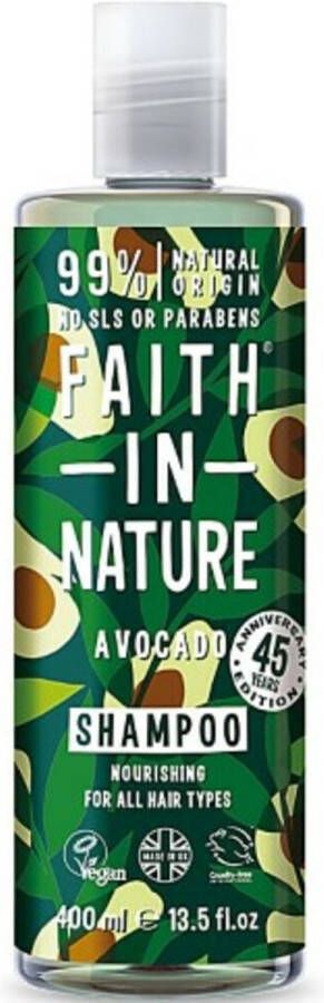 Faith in Nature Avocado Shampoo Voor alle haartypen 400ML