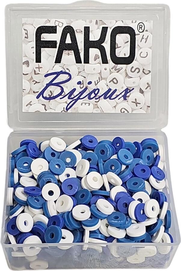 Fako Bijoux Katsuki Disc Kralen Box Polymeer Kralen Surf Kralen Kleikralen 6mm 700 Stuks Mix 7