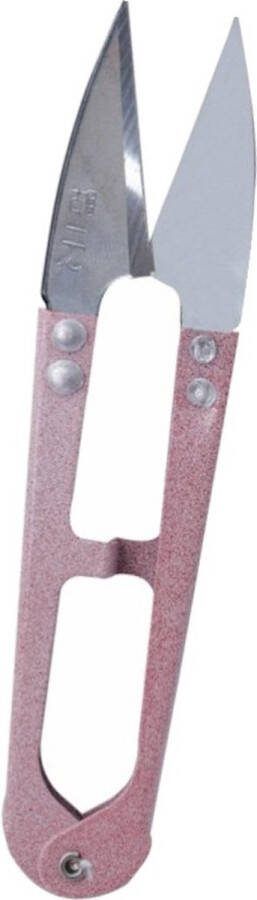 Fako Bijoux Sieraden Schaartje Schaar Voor Sieraden Maken Naaidoos Schaartje Kruidenschaar Stofschaar Bloemensnijder Bonsai Schaar 10.5cm Roze
