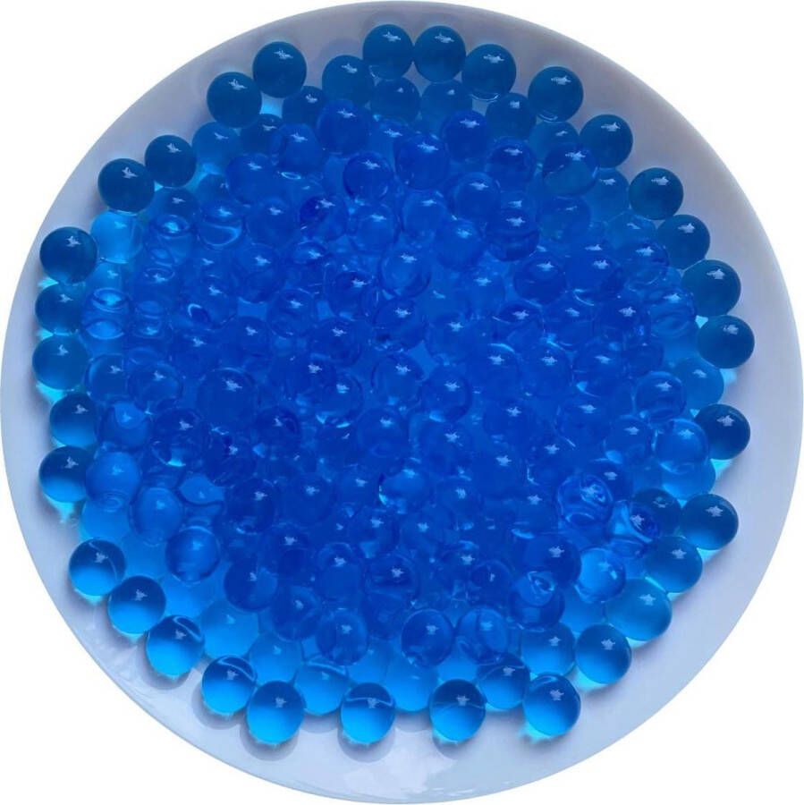 Fako Bijoux Waterballetjes Water Absorberende Balletjes Gelballetjes Waterparels 15-16mm Blauw 50 Gram