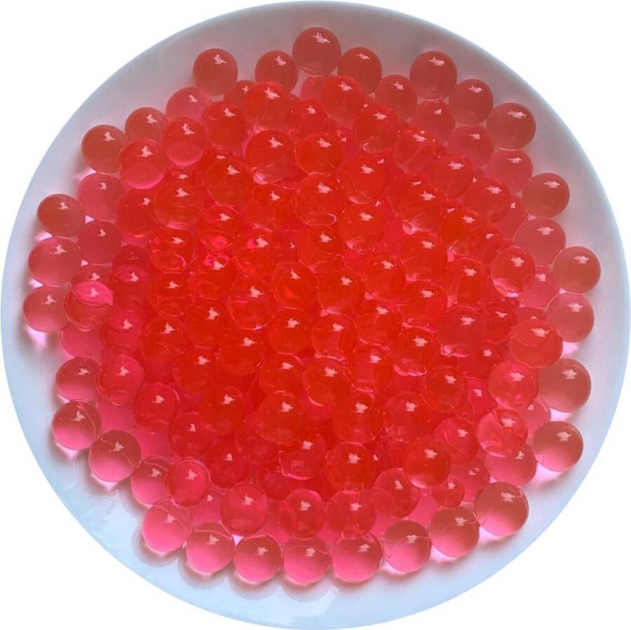 Fako Bijoux Waterballetjes Water Absorberende Balletjes Gelballetjes Waterparels 15-16mm Rood 25 Gram