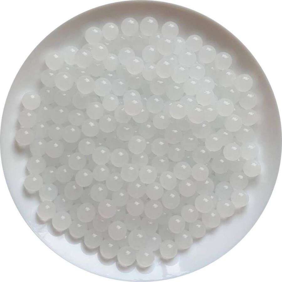 Fako Bijoux Waterparels Water Absorberende Balletjes Gelballetjes 15-16mm Wit 25 Gram