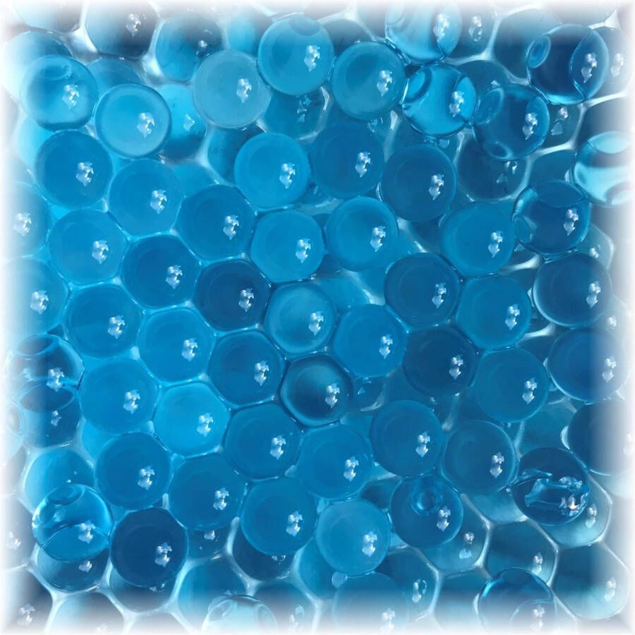 Fako Bijoux Waterballetjes Water Absorberende Balletjes Gelballetjes Waterparels 8-9mm Blauw 10.000 Stuks