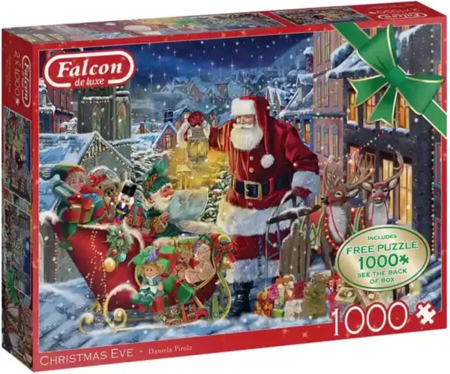 Falcon Christmas Eve Puzzel 2×1000 Stukjes