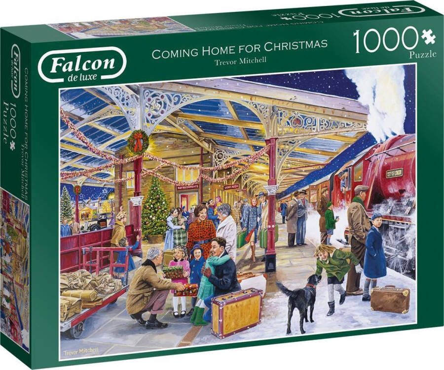 Jumbo Falcon puzzel Coming Home For Christmas Legpuzzel 1000 stukjes