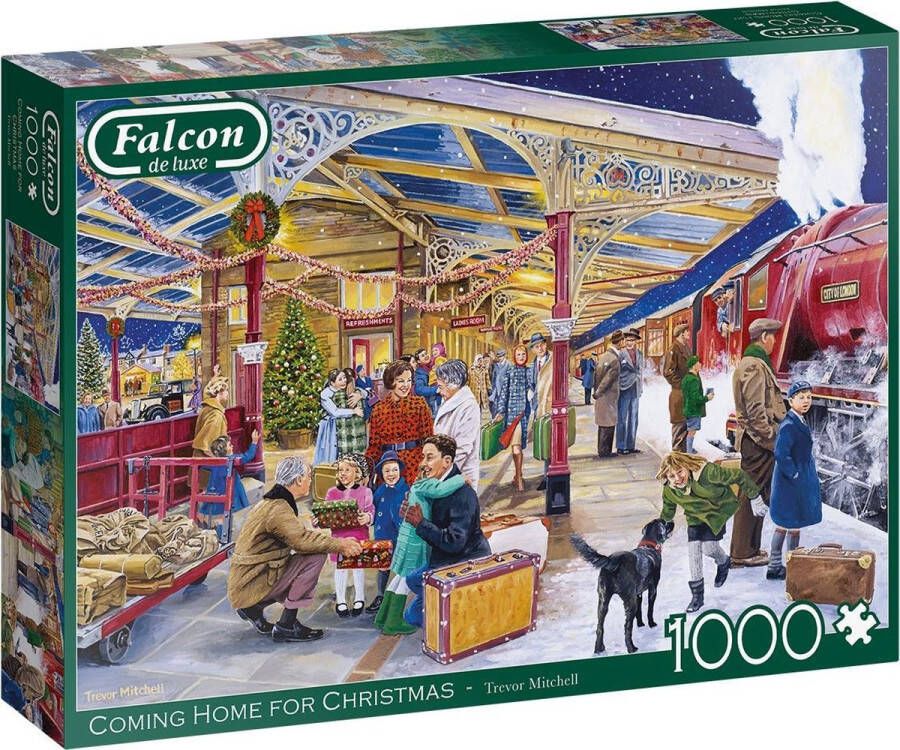Jumbo Falcon puzzel Coming Home For Christmas Legpuzzel 1000 stukjes