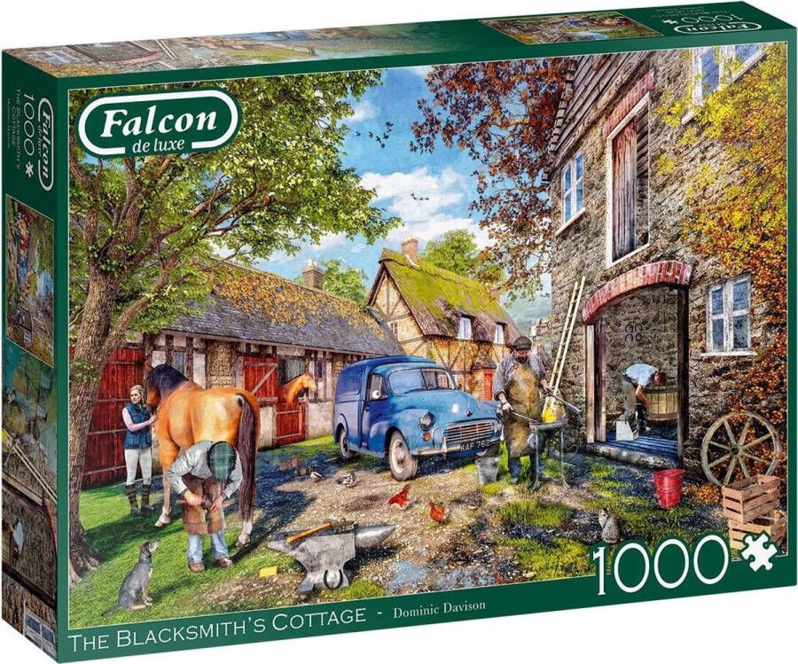 Jumbo legpuzzel Falcon The Blacksmith&apos;s Cottage 1000 stukjes