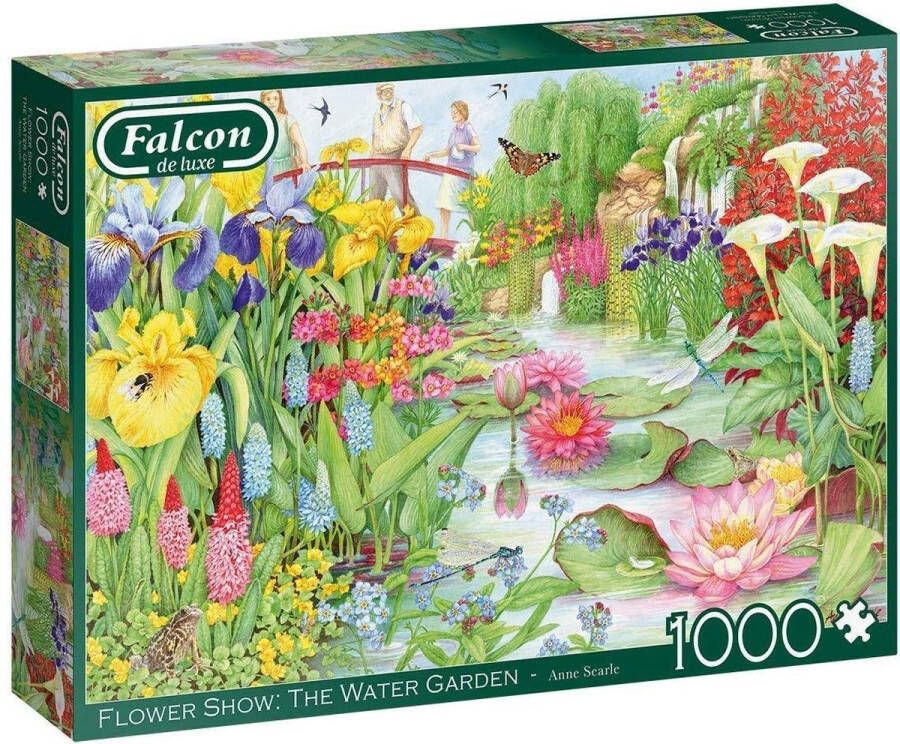 Falcon puzzel The Flower Show: The Water Garden Legpuzzel 1000 stukjes