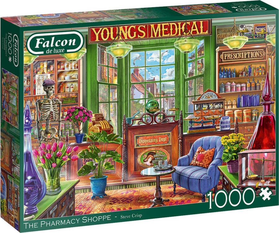 Jumbo legpuzzel Falcon The Pharmacy Shoppe 1000 stukjes