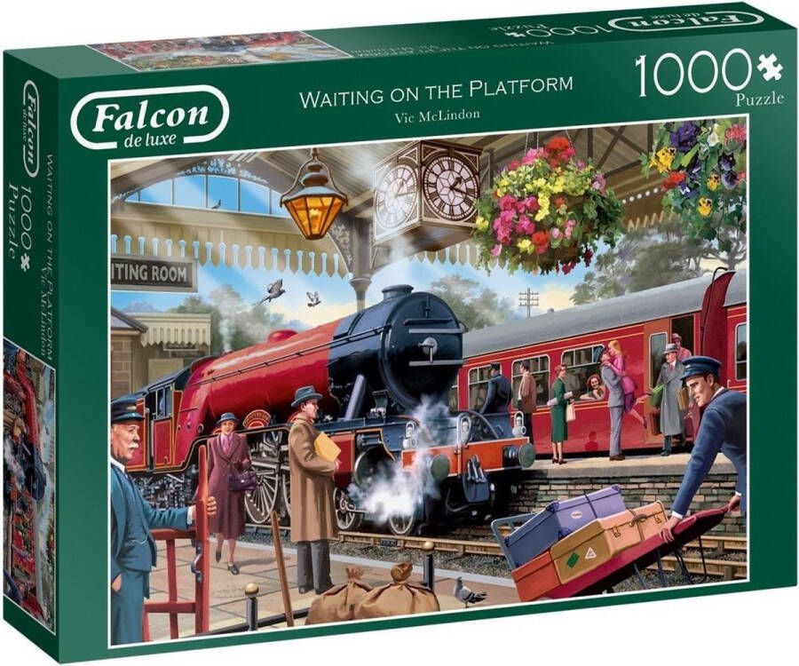 Falcon puzzel Waiting On The Platform Legpuzzel 1000 stukjes