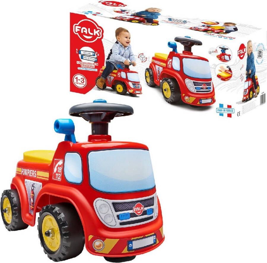 FALK Loopauto brandweerauto Fireman