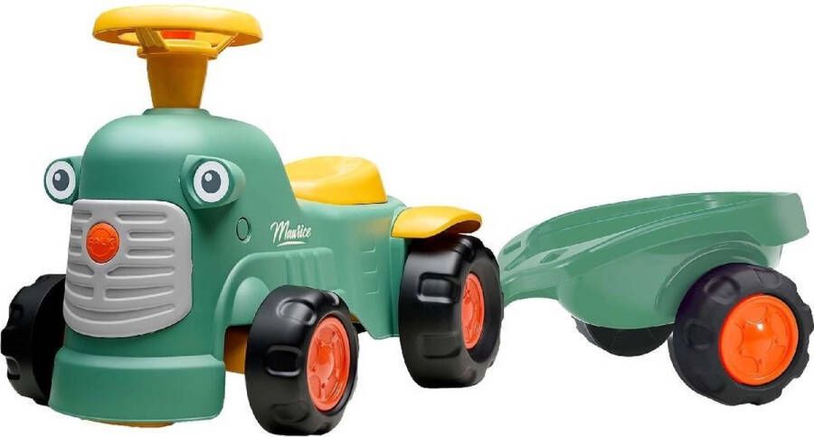 Falk Maurice Looptractor Set Groen Geel