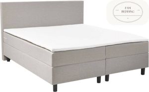 FAM BEDDING 2 Persoons Boxspring Rolene Beige 180x200