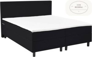FAM BEDDING 2 Persoons Boxspring Rolene Zwart 120x200