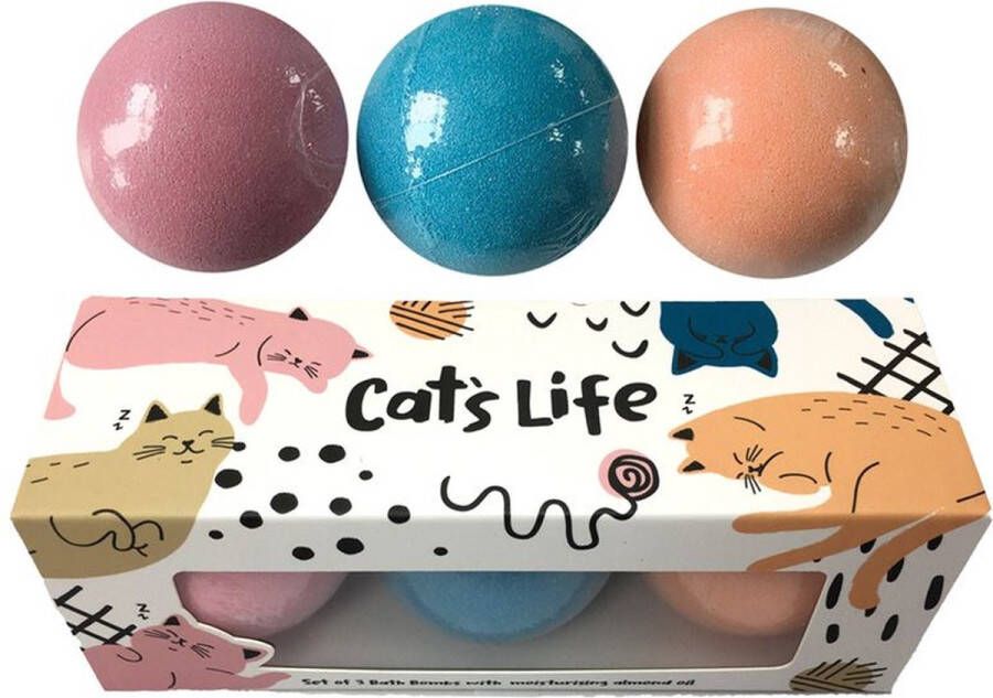 Fame musthaves Cadeauset bad bruisballen katten cats life