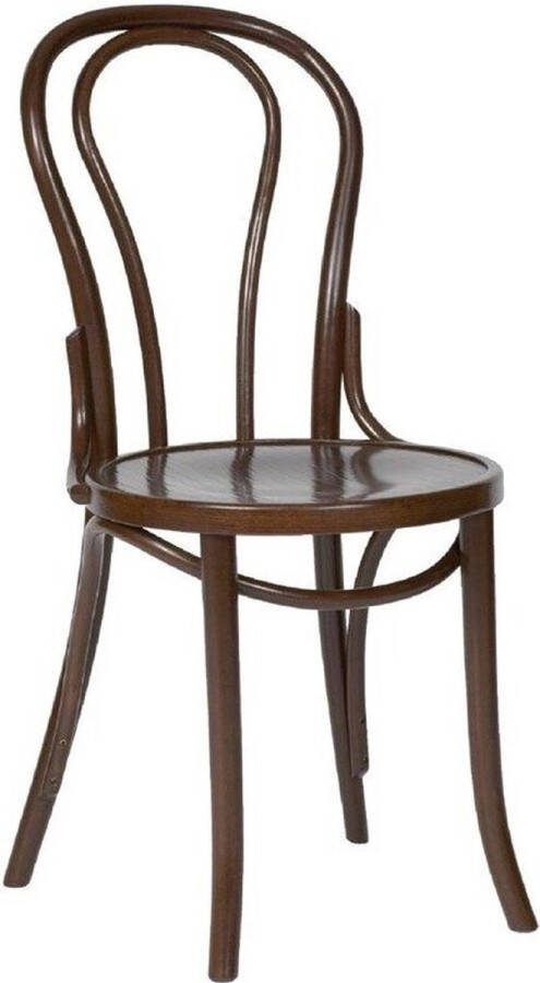 Fameg Buighouten Bistrostoelen Walnootkleur (2 Stuks) CF139