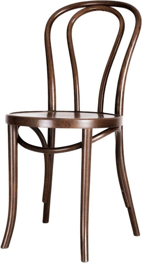 Fameg Vienna Thonet No. 18 houten bistrostoel walnoot