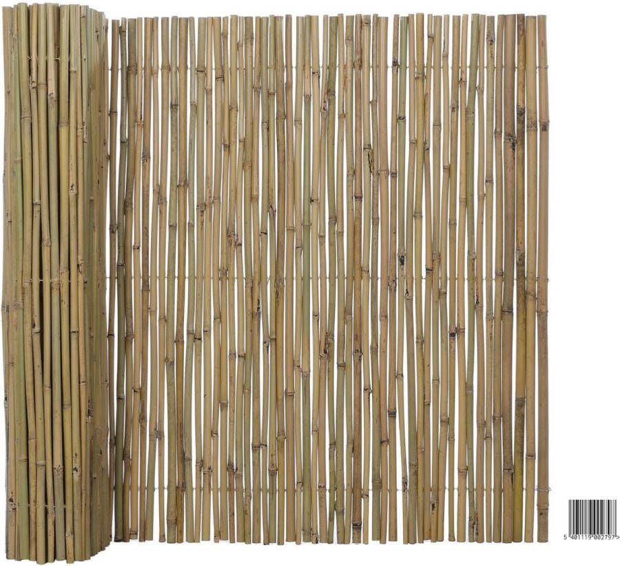 Famiflora bamboe privacyscherm schutting H100cm x 300cm Bamboematten
