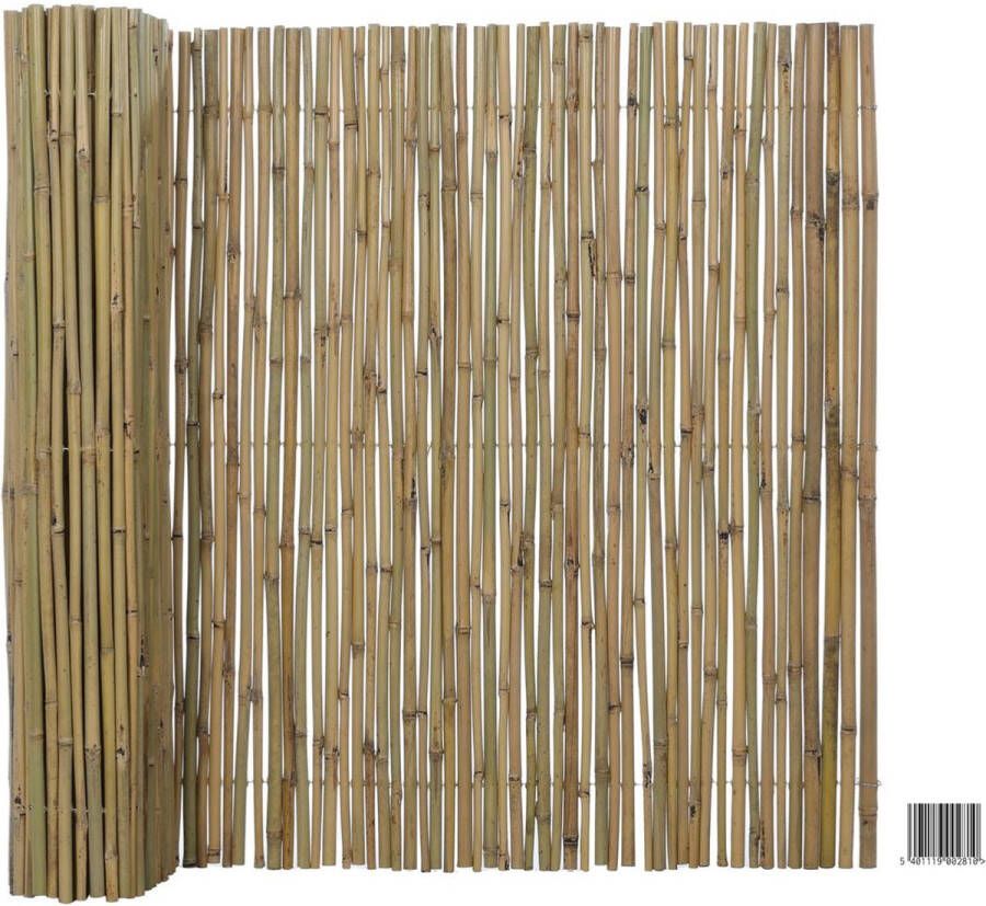Famiflora bamboe privacyscherm schutting H150cm x 300cm Bamboematten