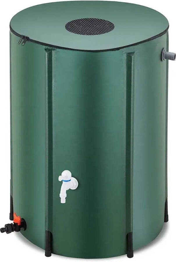 Famiflora opvouwbare regenton Ø80 x H98 cm 500 liter inhoud