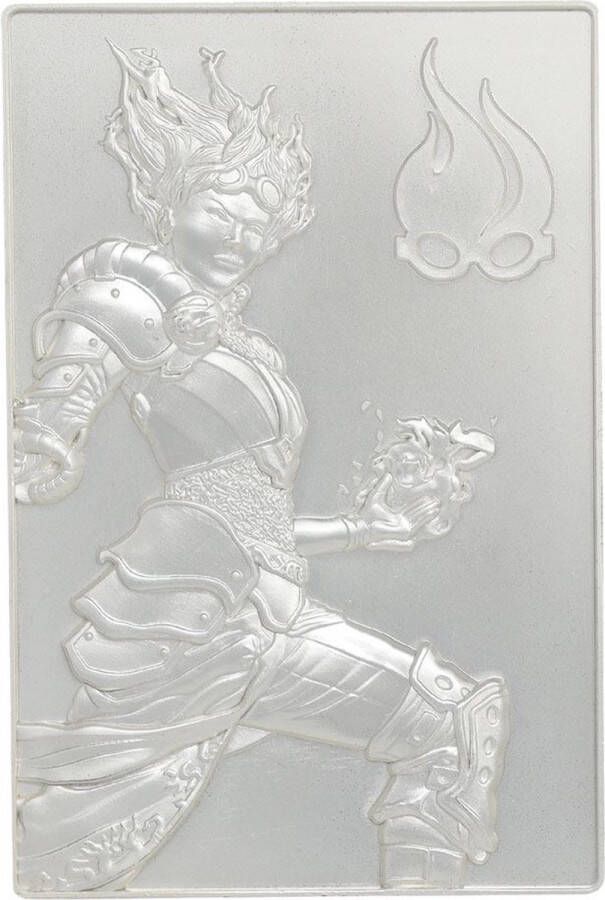 FaNaTtik Magic The Gathering Ingot Chandra Nalaar Limited Edition (silver plated) Collectible Object Zilverkleurig