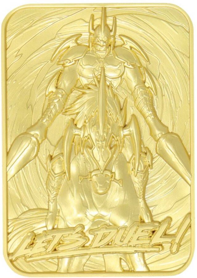 FaNaTtik Yu-Gi-Oh! 24 Karat Gold Plated Card Gaia The Fierce Knight Limited Edition to 5000 worldwide