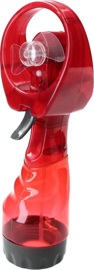 FanFun Draagbare Spray Handventilator inclusief Waterreservoir Verkoeling Ventilatoren Rood